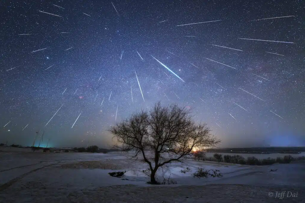 chuva de meteoros geminideas