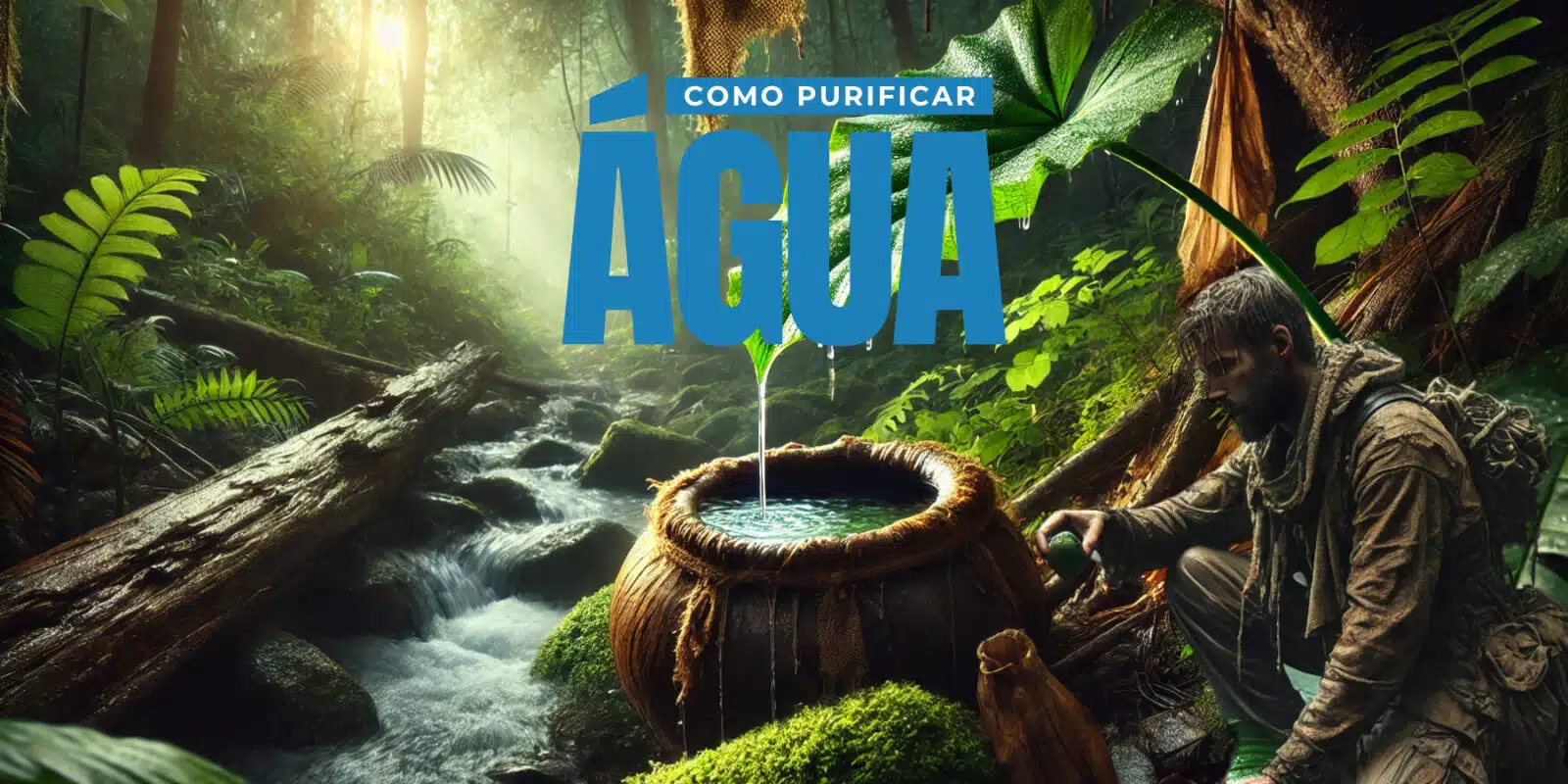 água,sobrevivência,natureza,purificar água,as 3 principais,formas de purificar agua na natureza,purificar agua