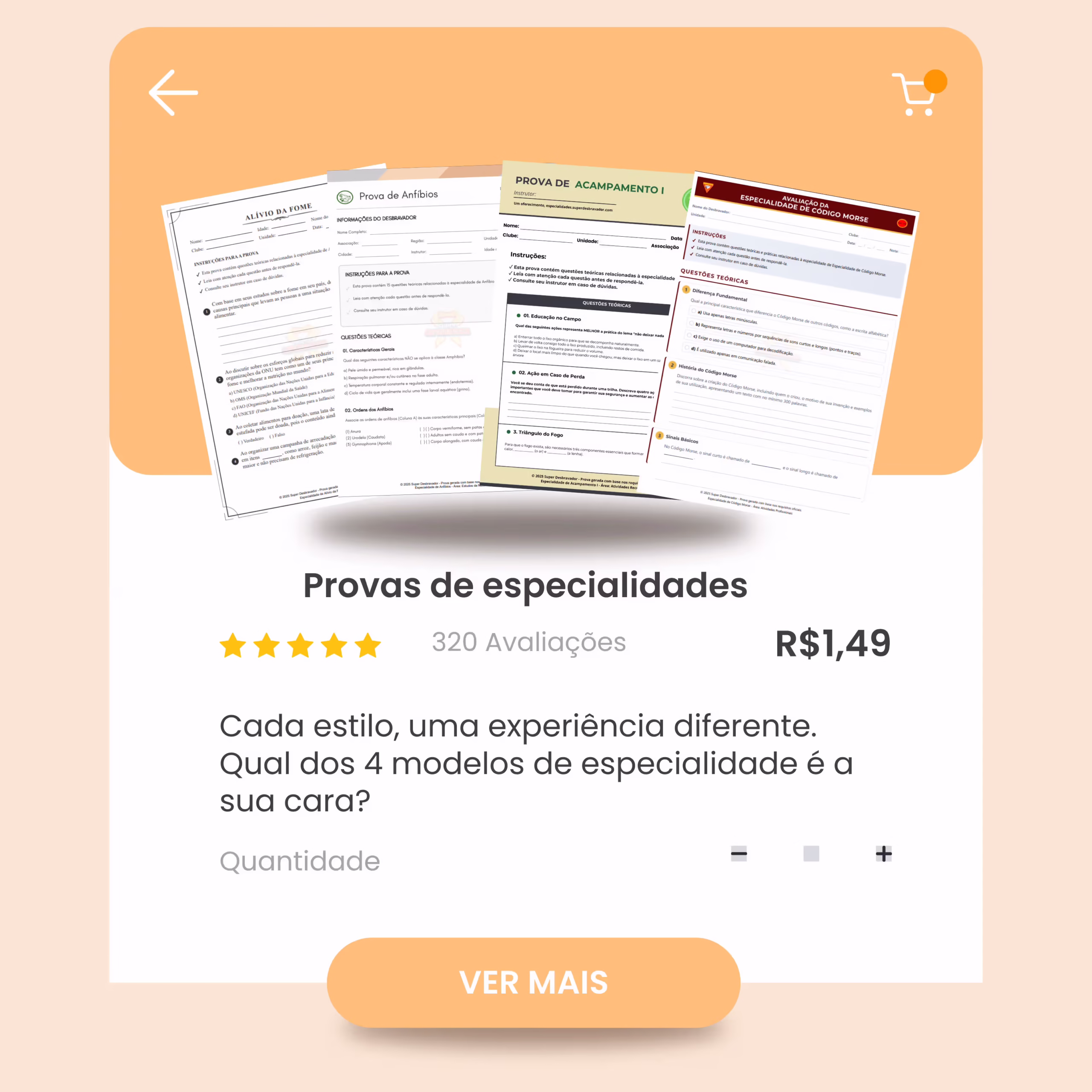 Prova de especialidade